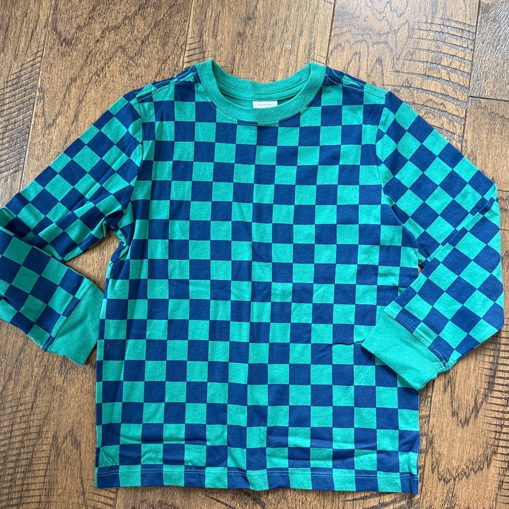Hanna Andersson Boys Long Sleeve Shirt Size 6-7